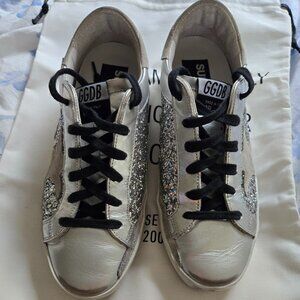 Golden Goose Glitter Superstar Sneakers size 37